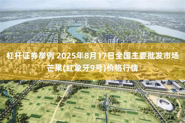 杠杆证券举例 2025年8月17日全国主要批发市场芒果(红象牙9号)价格行情